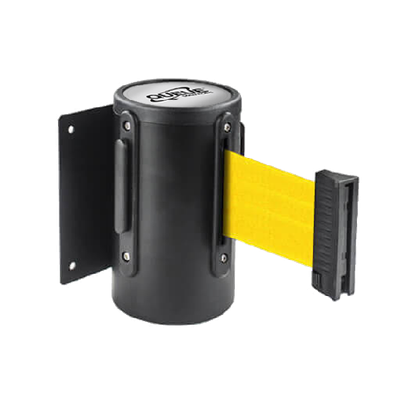 13'L Retractable Belt Barrier | Wall Mounted